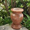 Tombstone red vase granite