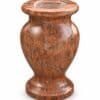Tombstone red vase granite