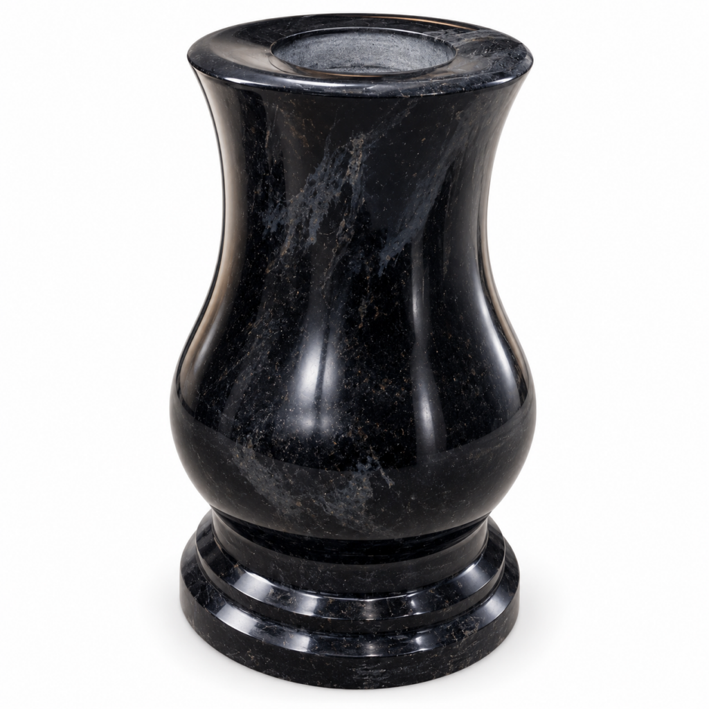 tombstone zimblack flower vase